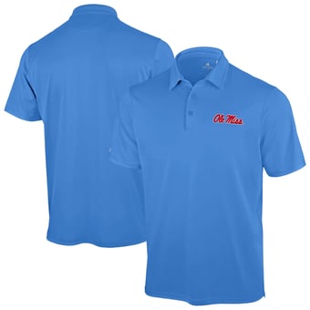 Men's Antigua Powder Blue Ole Miss Rebels Unshakeable Solid Polo