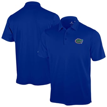 Men's Antigua Royal Florida Gators Unshakeable Solid Polo