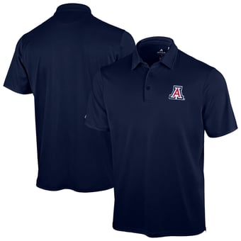 Men's Antigua Navy Arizona Wildcats Unshakeable Solid Polo