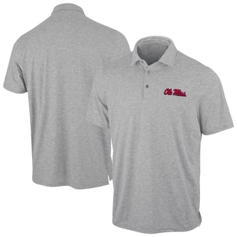 Men's Antigua Heather Gray Ole Miss Rebels Static Polo