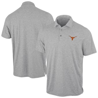 Men's Antigua Heather Gray Texas Longhorns Static Polo