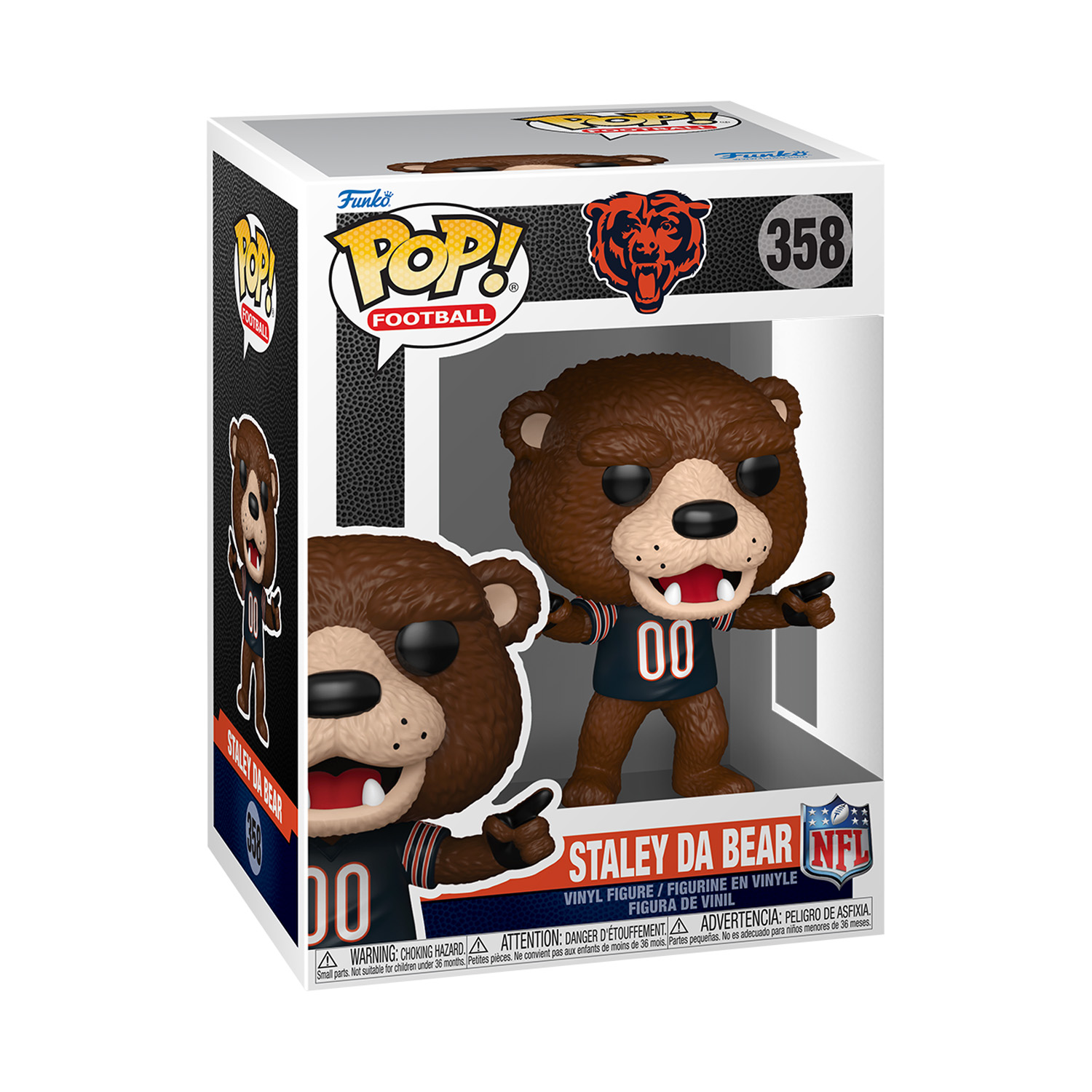Funko Chicago Bears Staley NFL Mascot Pop! Vinyl Figure