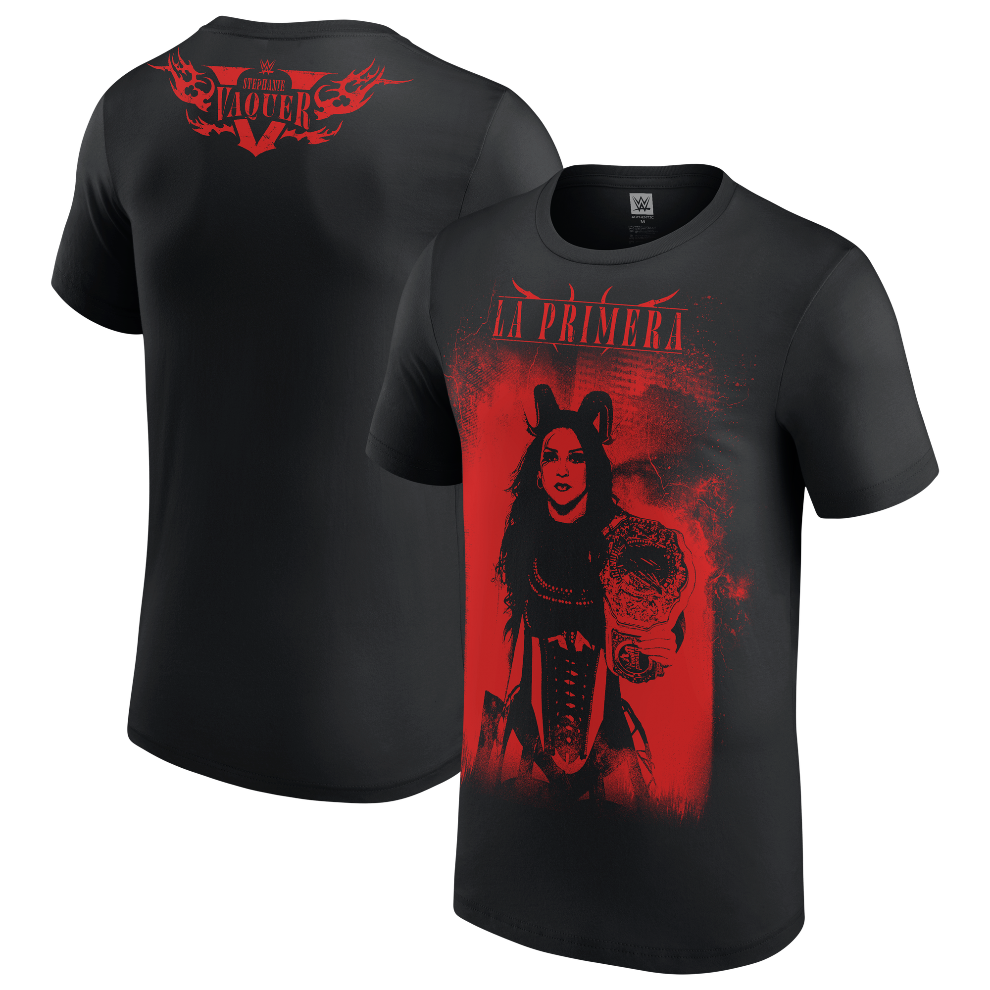 Men's Black Stephanie Vaquer La Primera T-Shirt