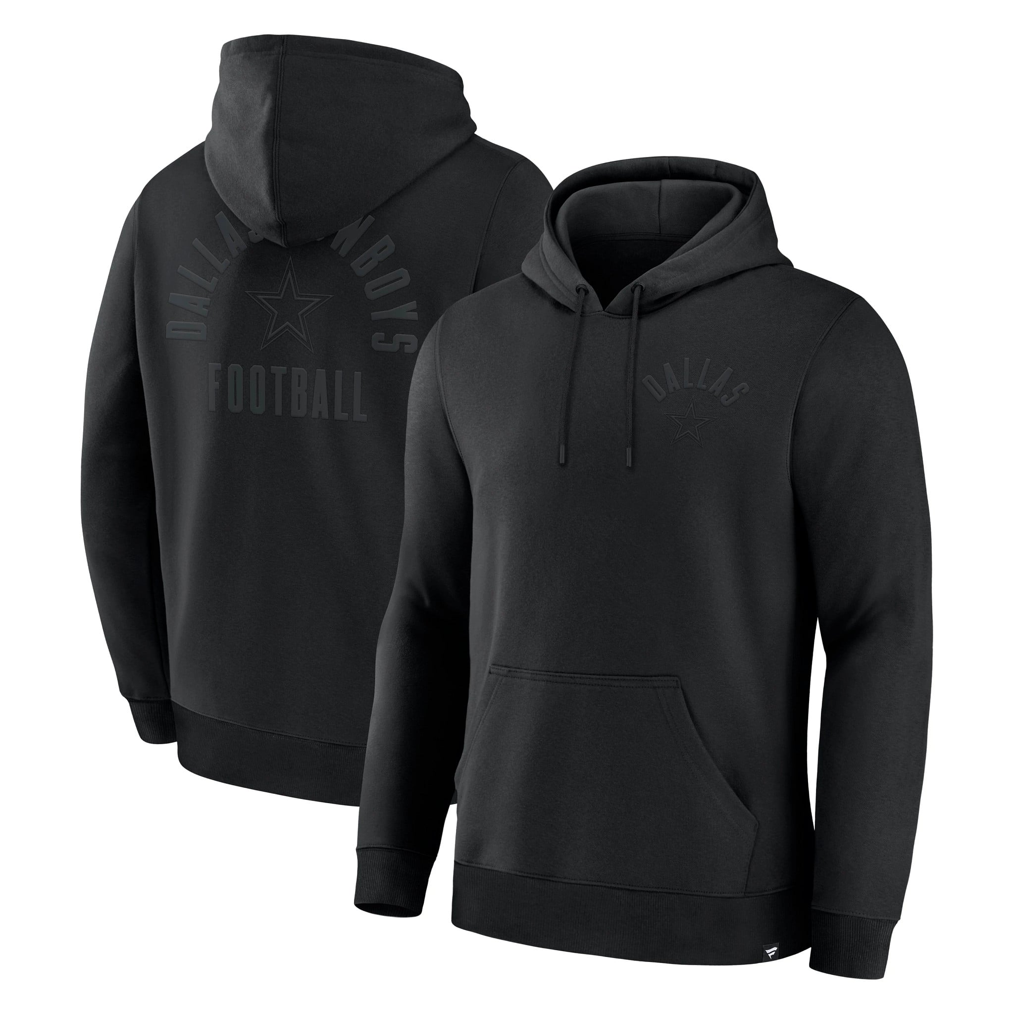 Men's Fanatics Dallas Cowboys Black Out Hoodie