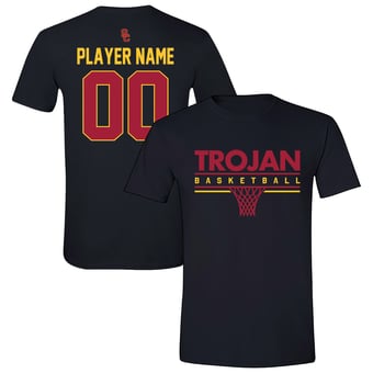Unisex Black USC Trojans Collegiate Women's Basketball NIL Pick-A-Player T-Shirt
