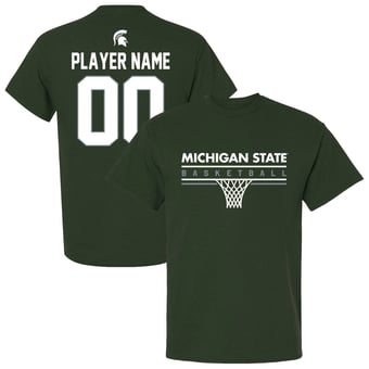 Unisex Green Michigan State Spartans Collegiate Women's Basketball NIL Pick-A-Player T-Shirt