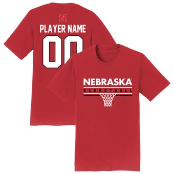 Unisex Scarlet Nebraska Huskers Collegiate Women's Basketball NIL Pick-A-Player T-Shirt