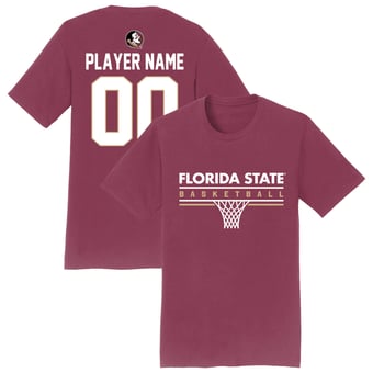 Unisex Garnet Florida State Seminoles Collegiate Women's Basketball NIL Pick-A-Player T-Shirt