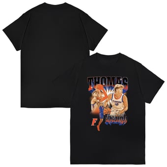 Unisex Black Florida Gators Collegiate Men's Basketball Thomas Haugh Collage T-Shirt