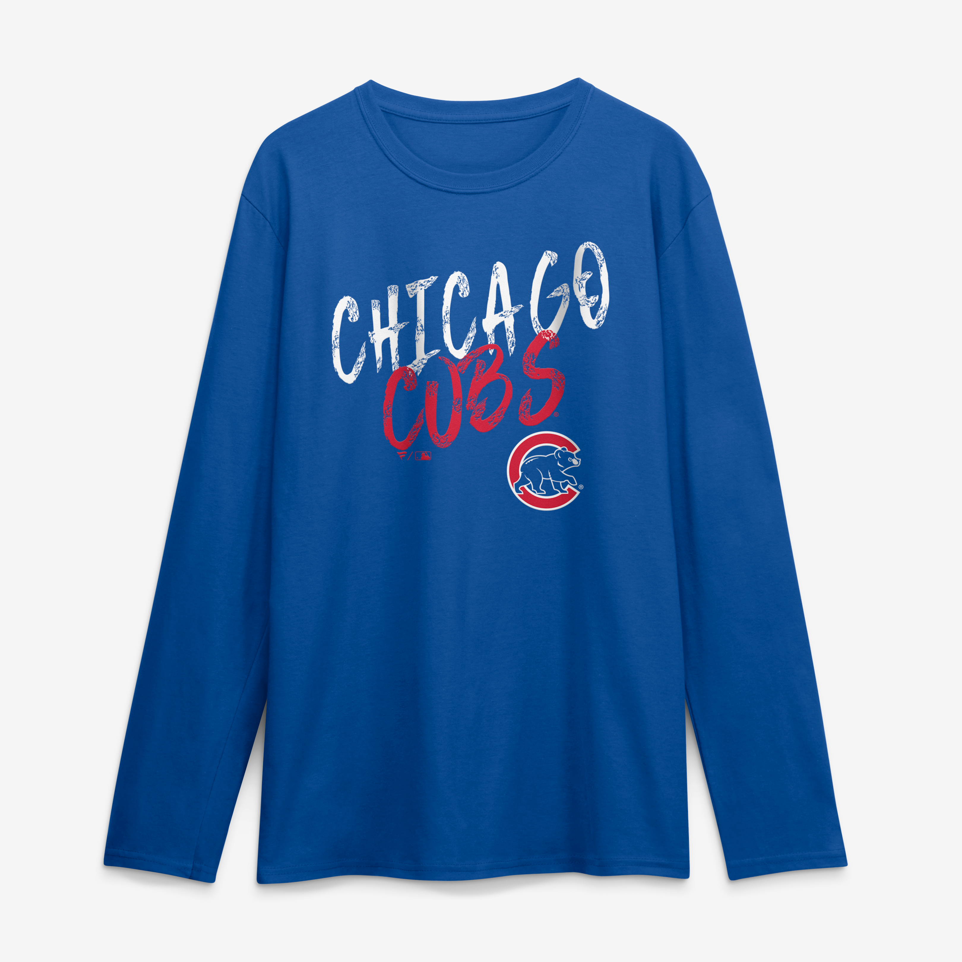 Men's Royal Chicago Cubs Hustle Long Sleeve T-Shirt