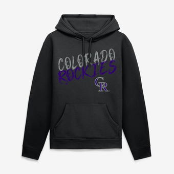 Men's Black Colorado Rockies Hustle Hoodie