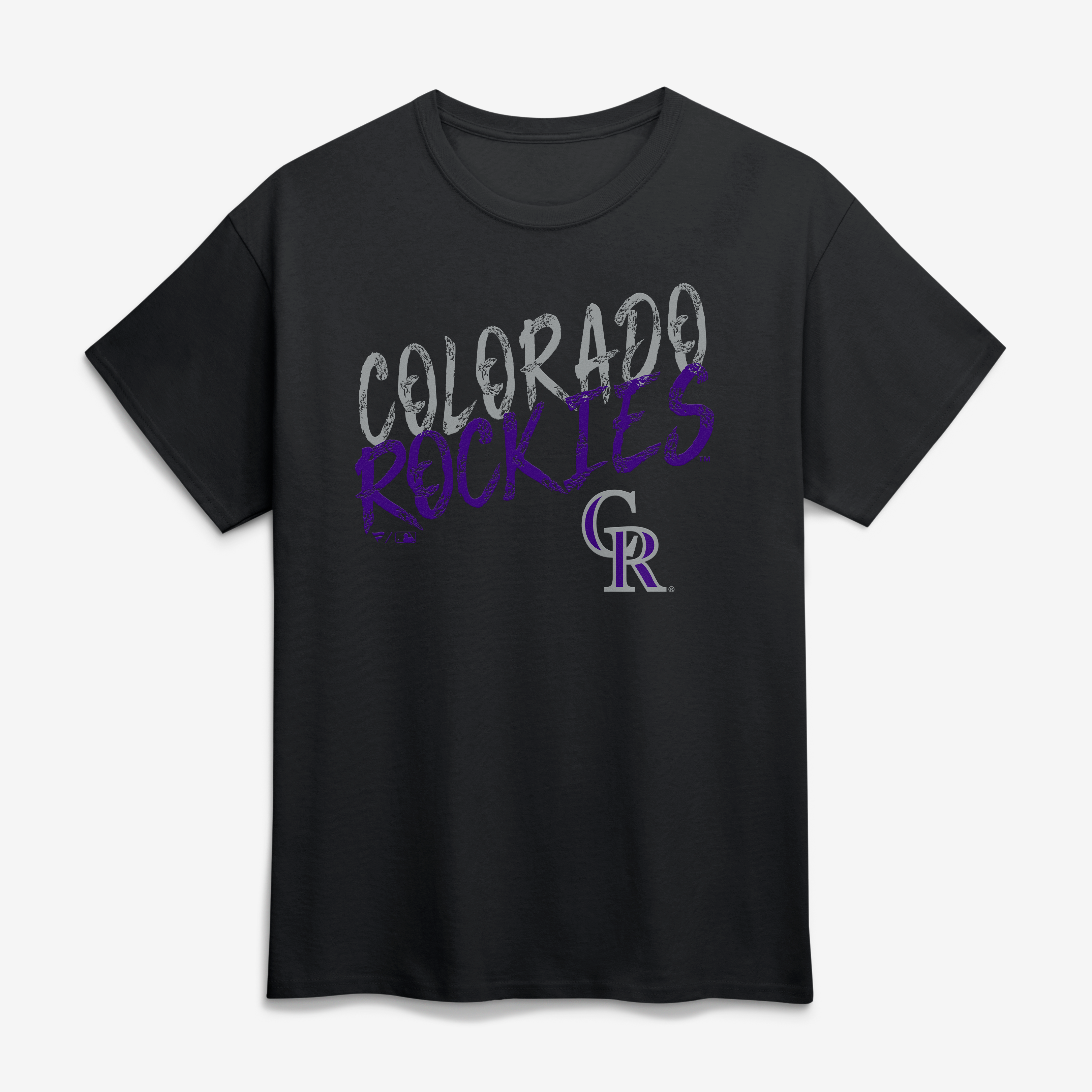 Men's Black Colorado Rockies Hustle T-Shirt