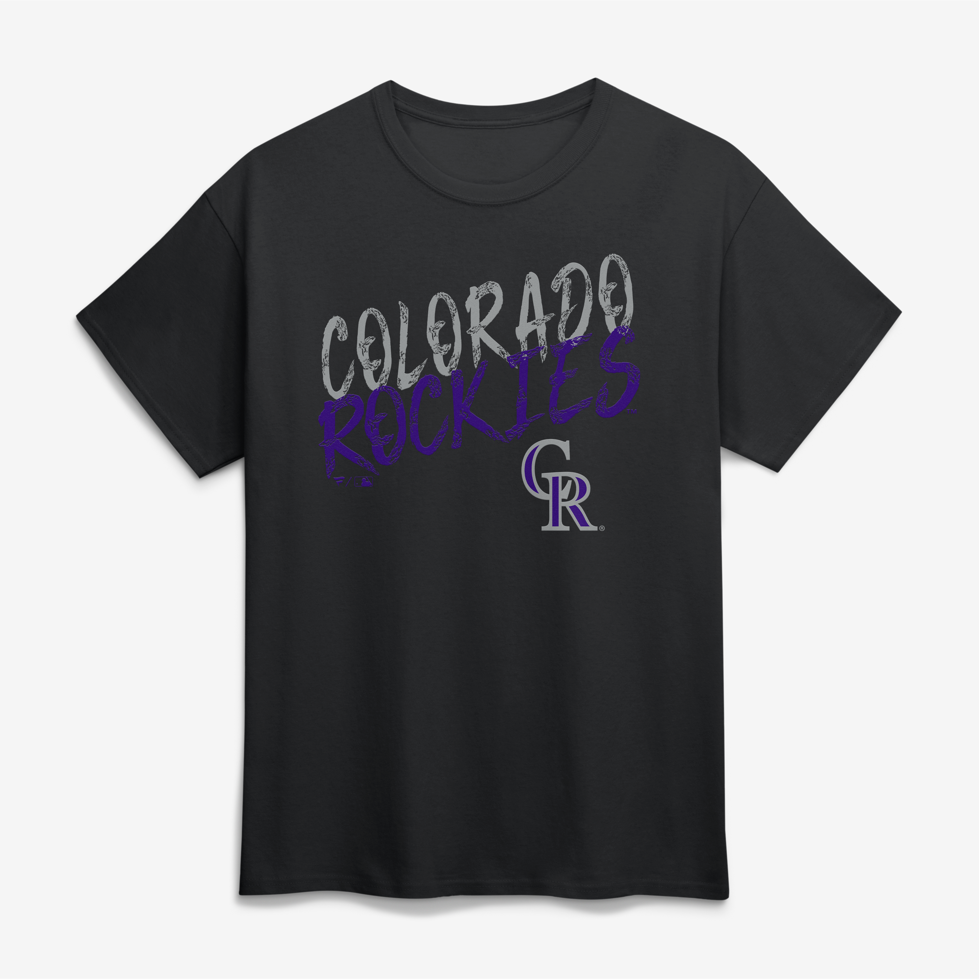 Men's Black Colorado Rockies Hustle T-Shirt