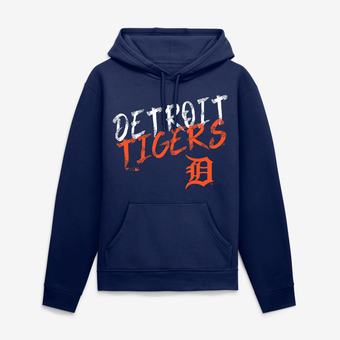 Men's Navy Detroit Tigers Hustle Hoodie