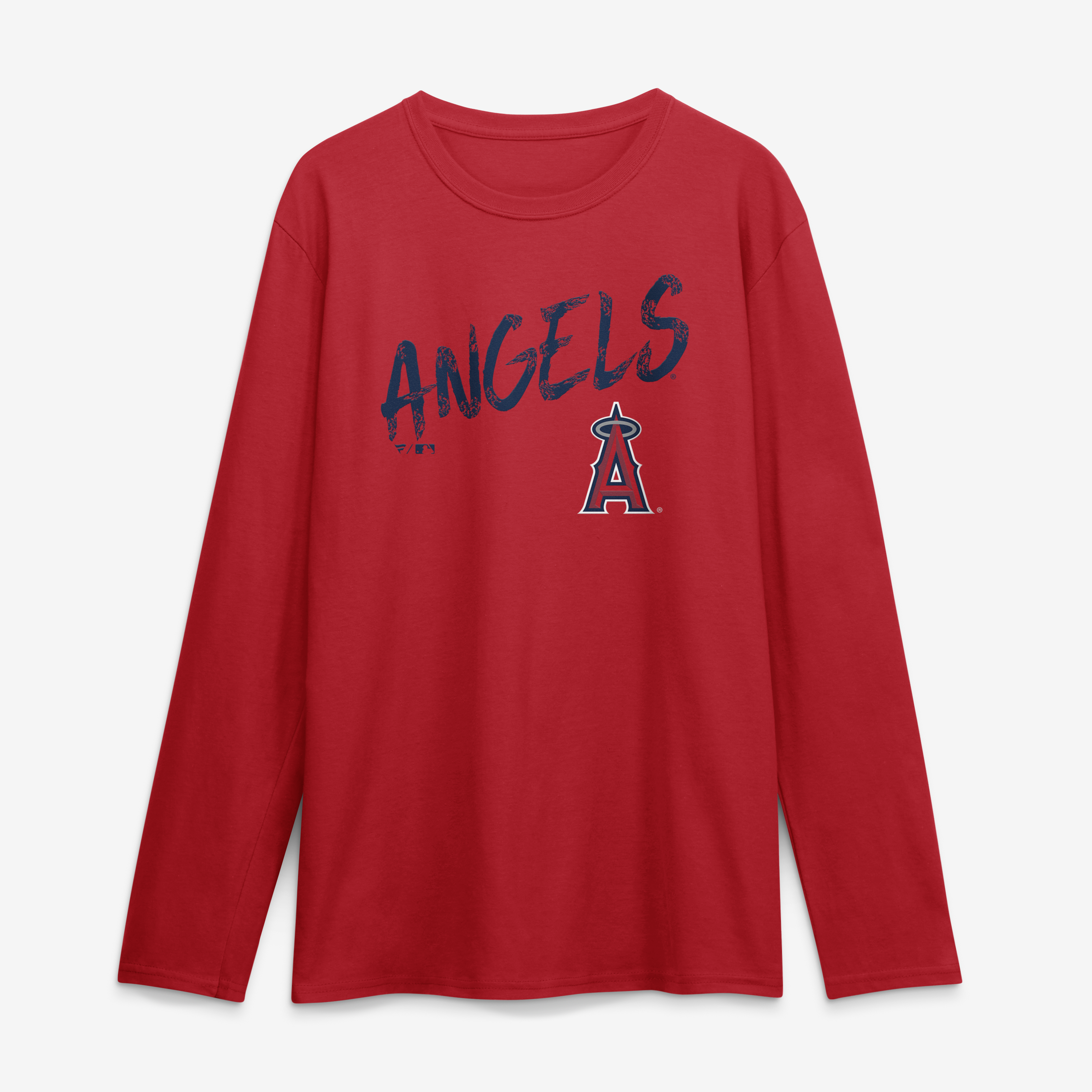 Men's Red Los Angeles Angels Hustle Long Sleeve T-Shirt