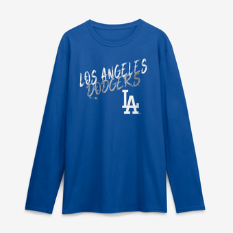 Men's Royal Los Angeles Dodgers Hustle Long Sleeve T-Shirt