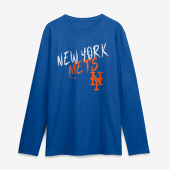 Men's Royal New York Mets Hustle Long Sleeve T-Shirt