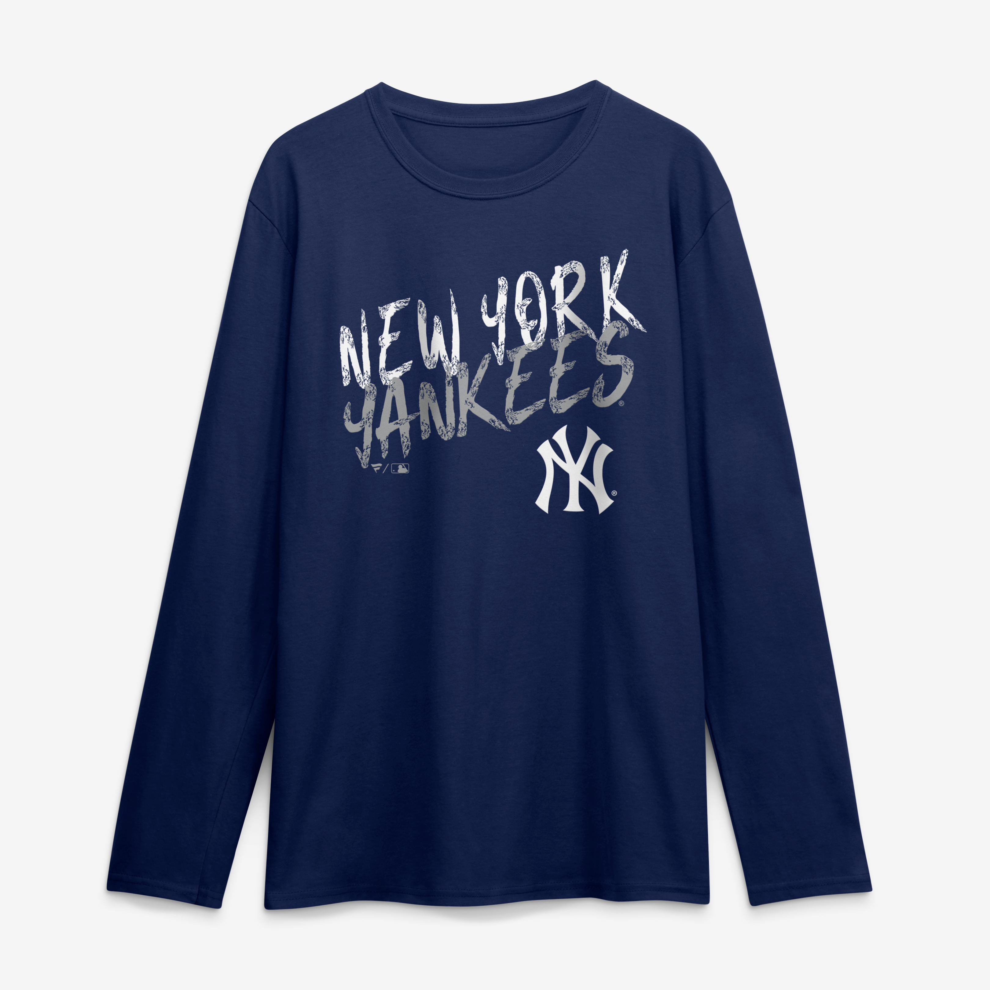 Men's Navy New York Yankees Hustle Long Sleeve T-Shirt