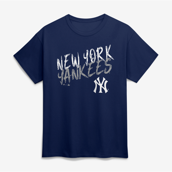 Men's Navy New York Yankees Hustle T-Shirt