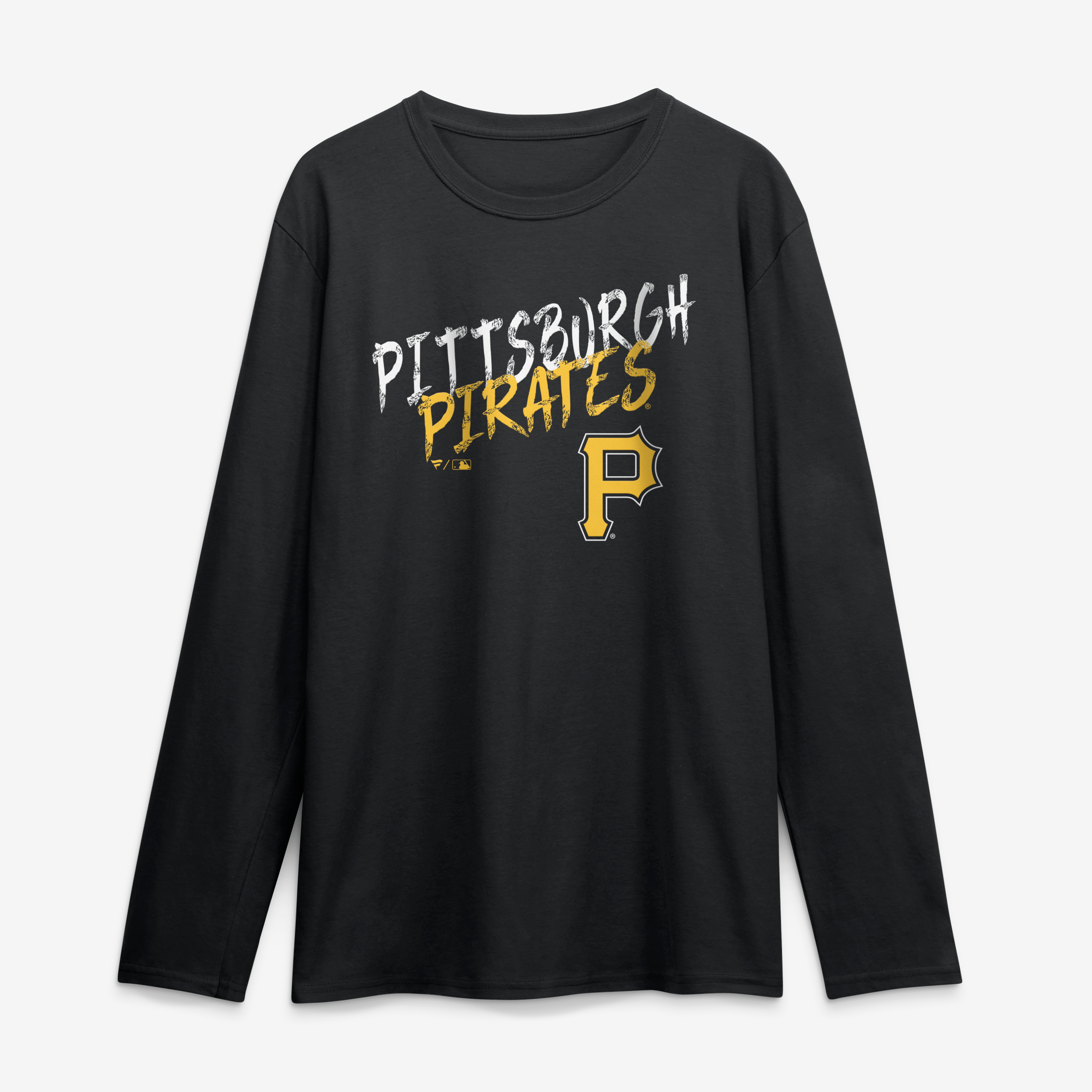 Men's Black Pittsburgh Pirates Hustle Long Sleeve T-Shirt
