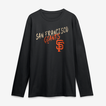 Men's Black San Francisco Giants Hustle Long Sleeve T-Shirt