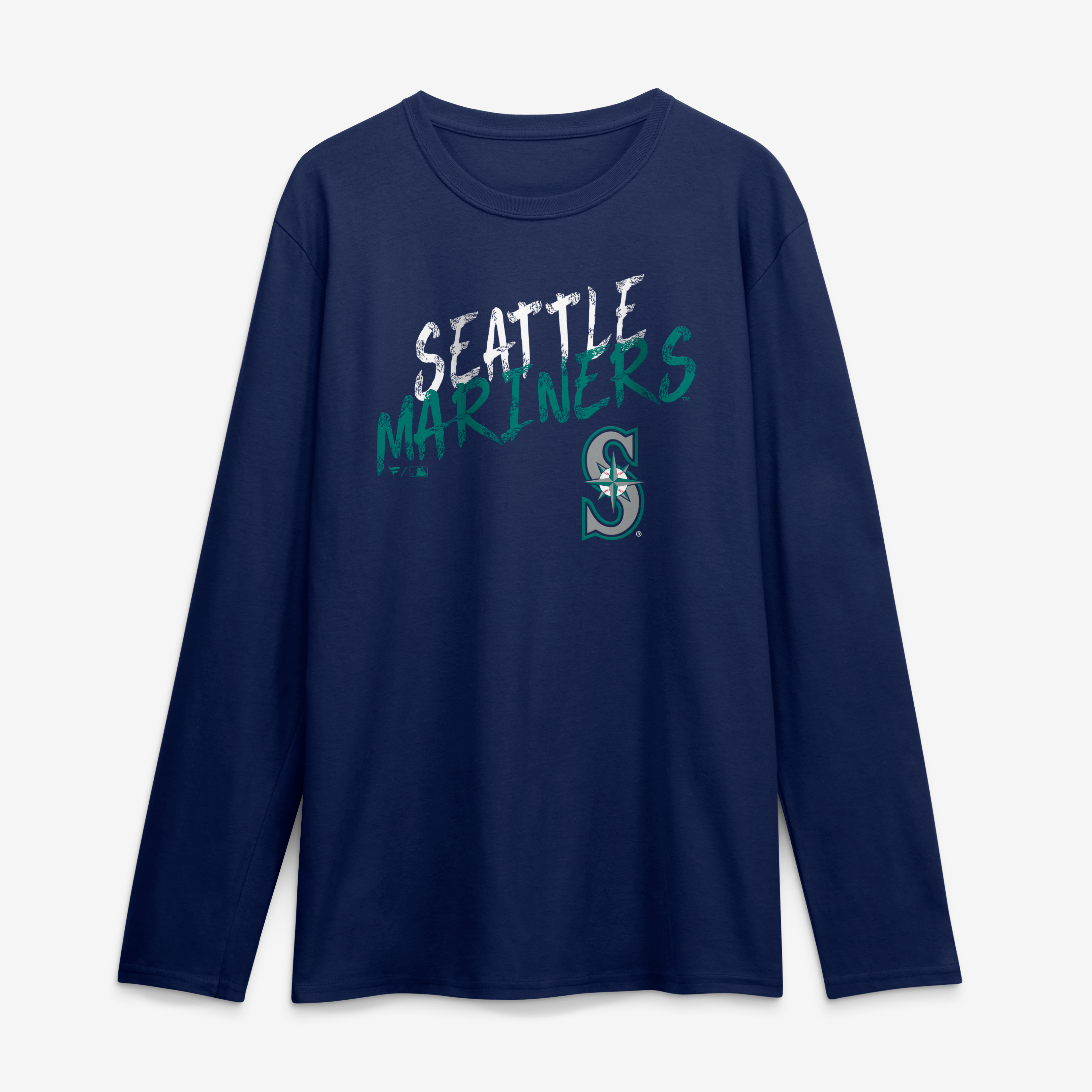 Men's Navy Seattle Mariners Hustle Long Sleeve T-Shirt