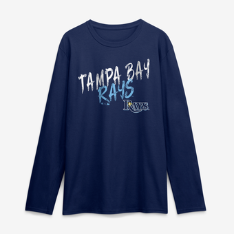 Men's Navy Tampa Bay Rays Hustle Long Sleeve T-Shirt