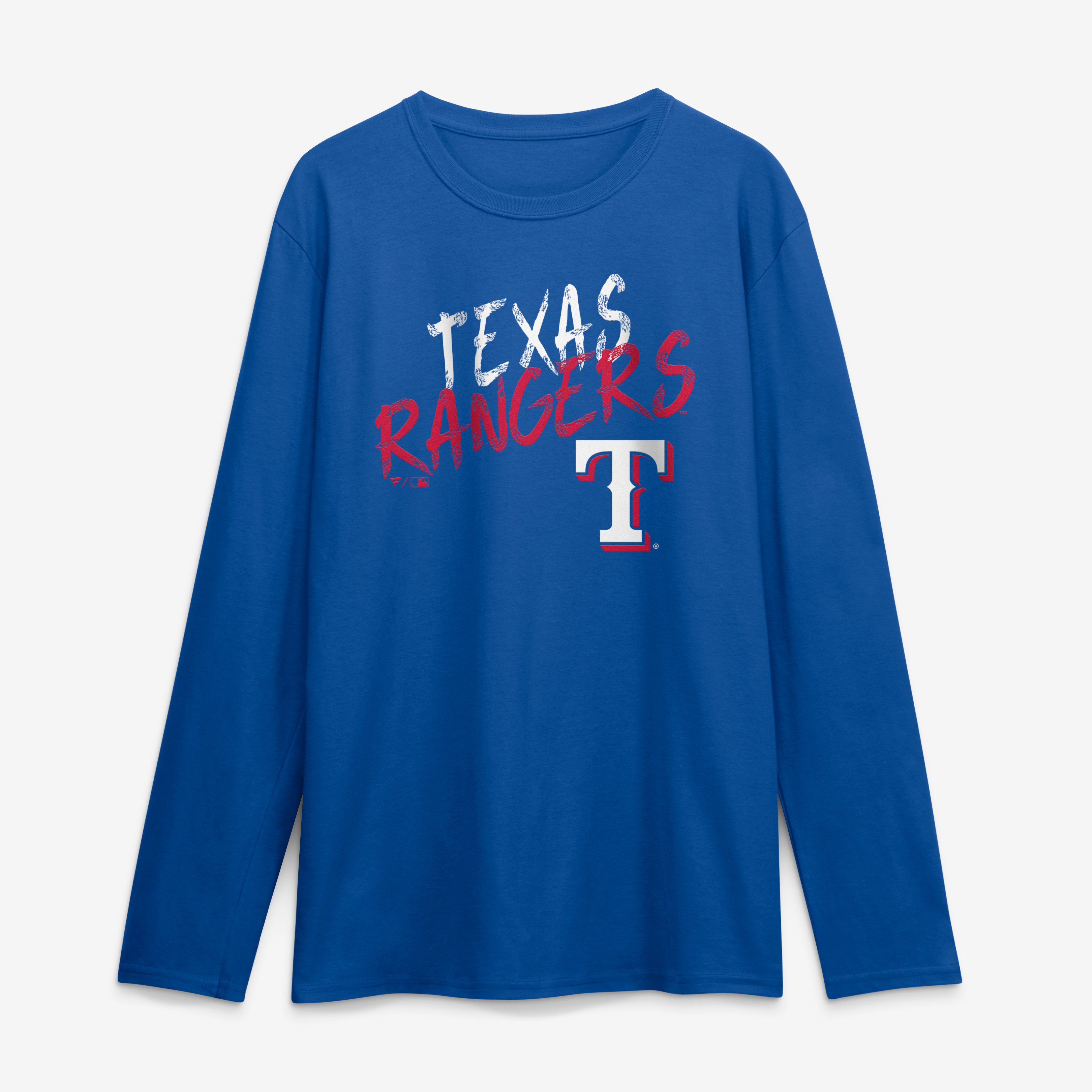 Men's Royal Texas Rangers Hustle Long Sleeve T-Shirt