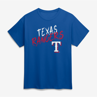 Men's Royal Texas Rangers Hustle T-Shirt
