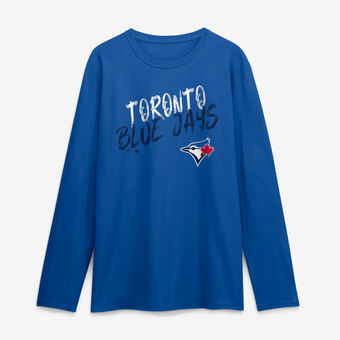 Men's Royal Toronto Blue Jays Hustle Long Sleeve T-Shirt