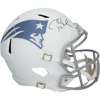 Tom Brady New England Patriots Autographed Riddell Rivalry Speed Replica Helmet