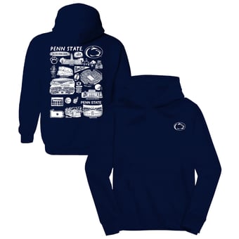 Youth Vive La Fete Navy Penn State Nittany Lions Impressions Artwork Hoodie