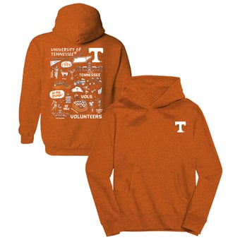 Youth Vive La Fete Tennessee Orange Tennessee Volunteers Impressions Artwork Hoodie
