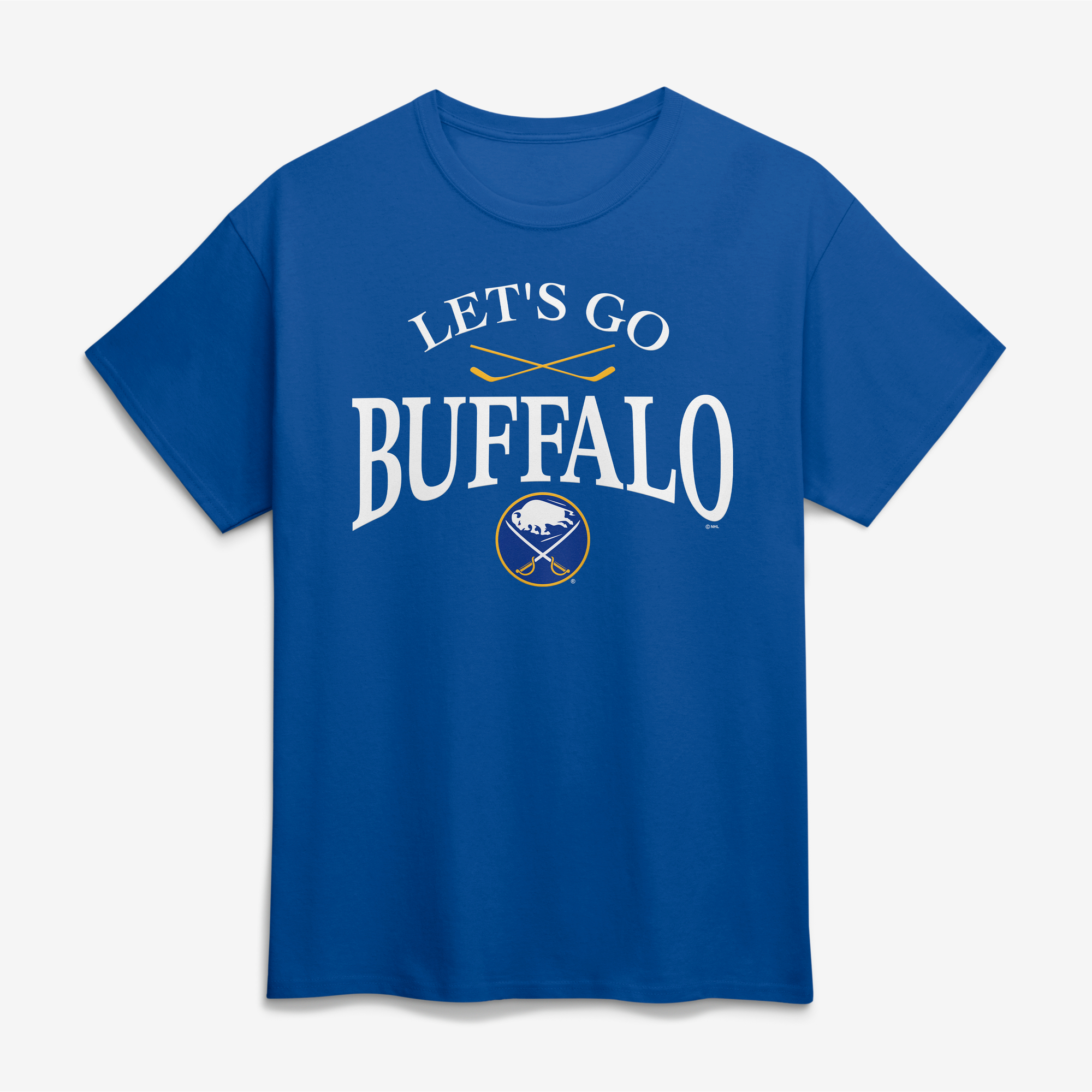 Men’s Royal Buffalo Sabres Cross Town T-Shirt Men’s Royal Buffalo Sabres Cross Town T-Shirt