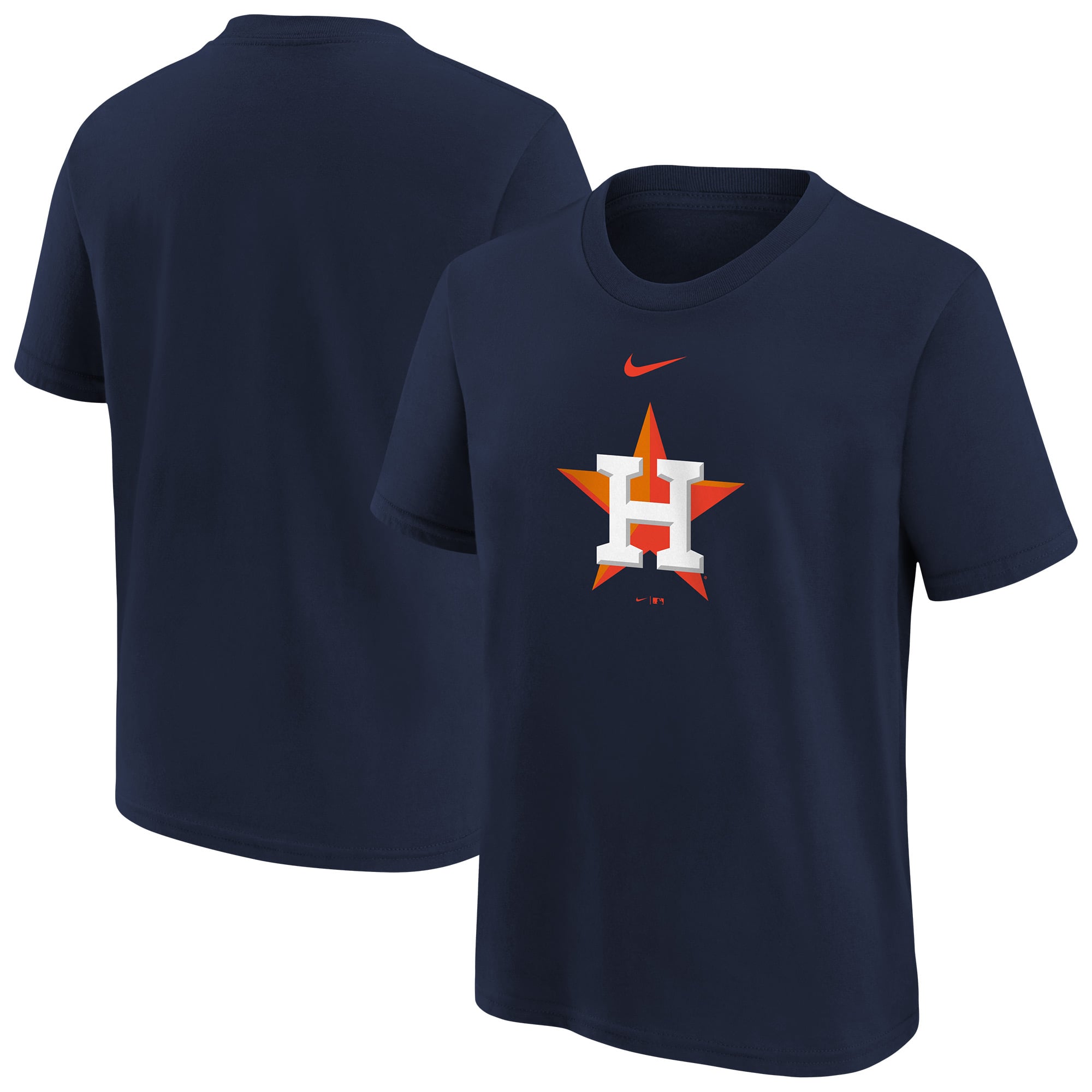 Youth Nike  Navy Houston Astros Large Logo T-Shirt