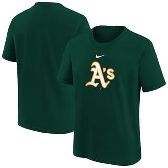Youth Nike  Green Athletics Large Logo T-Shirt