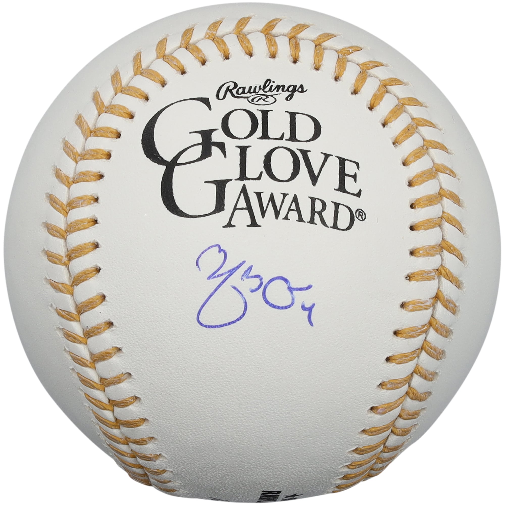 Yadier Molina St. Louis Cardinals Autographed Gold Glove Logo Baseball