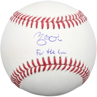 "Yadier Molina St. Louis Cardinals Autographed Baseball with ""For The Lou"" Inscription"