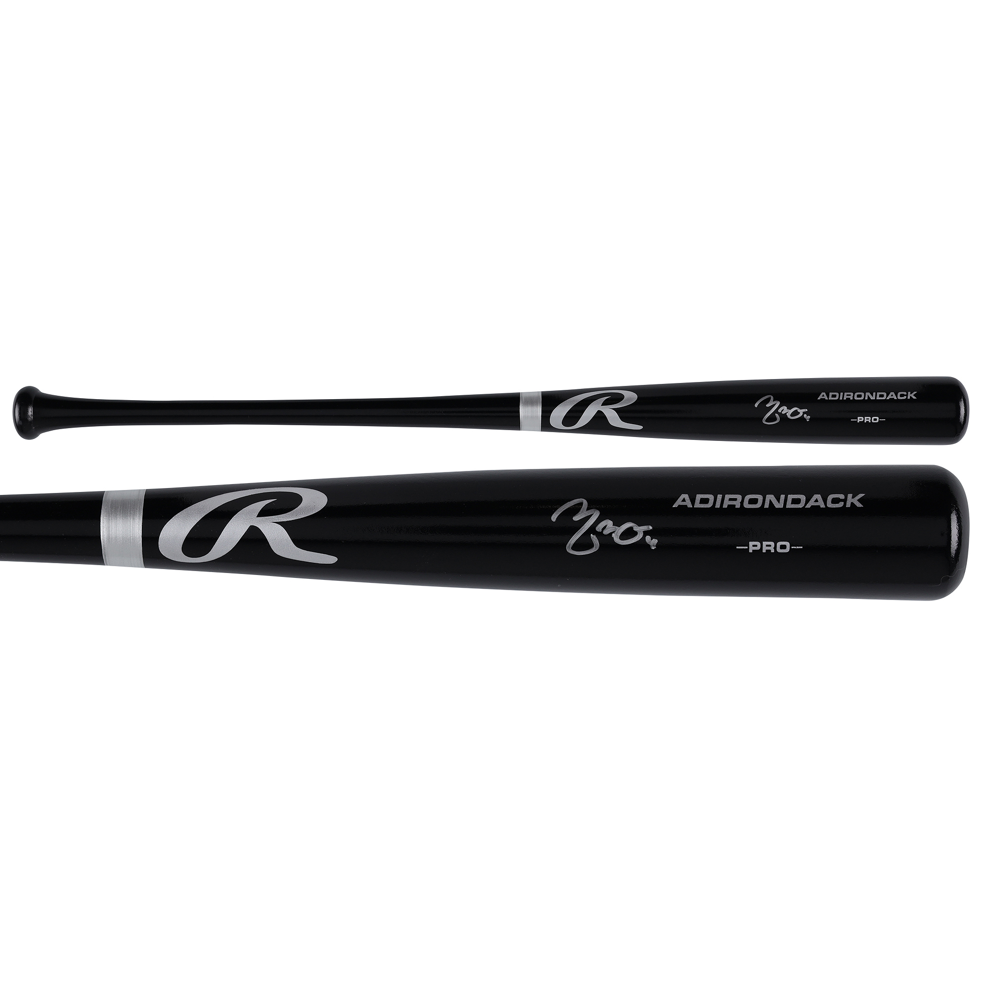 Yadier Molina St. Louis Cardinals Autographed Black Rawlings Pro Bat