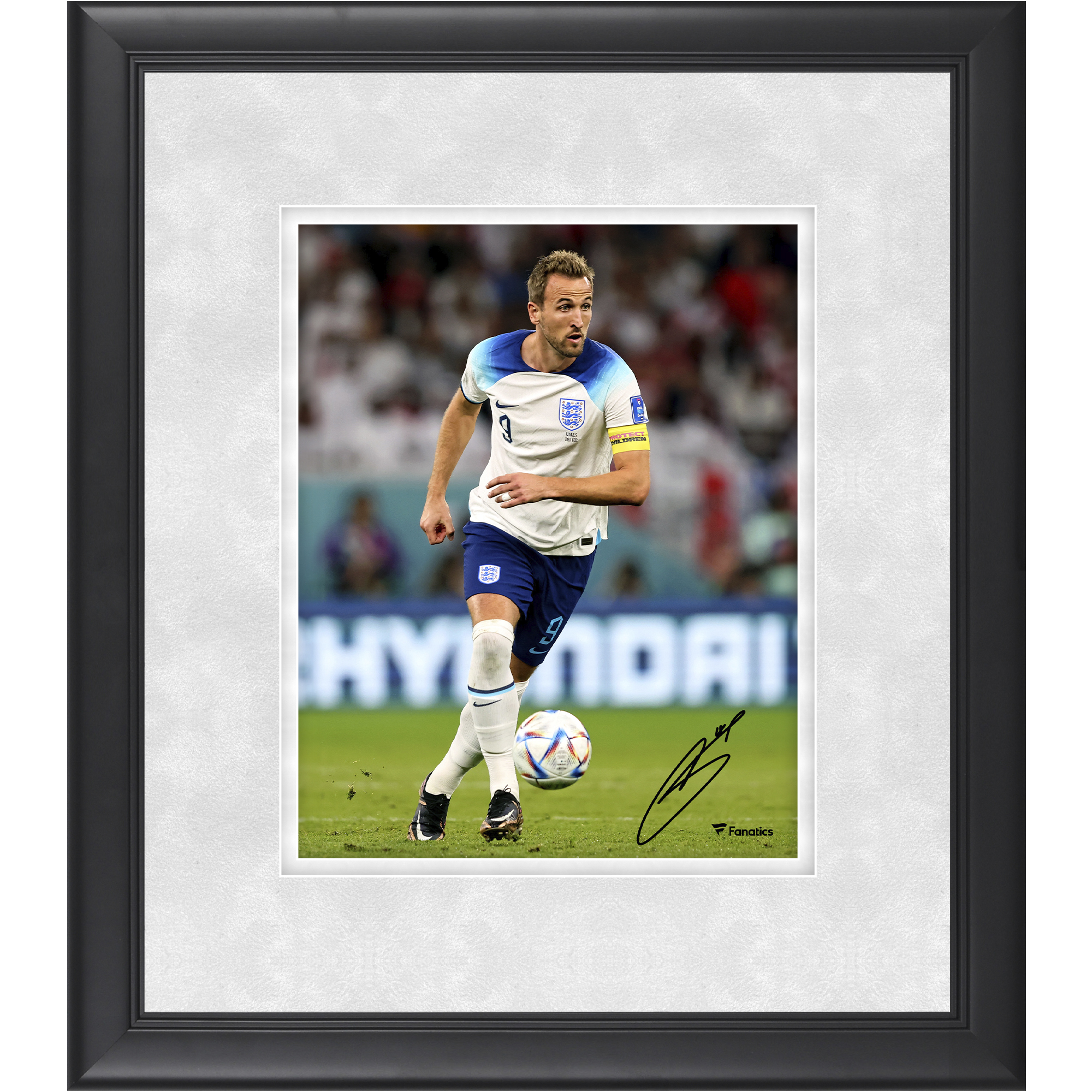 Harry Kane England National Team Autographed Framed 8" x 10" Passing Photograph