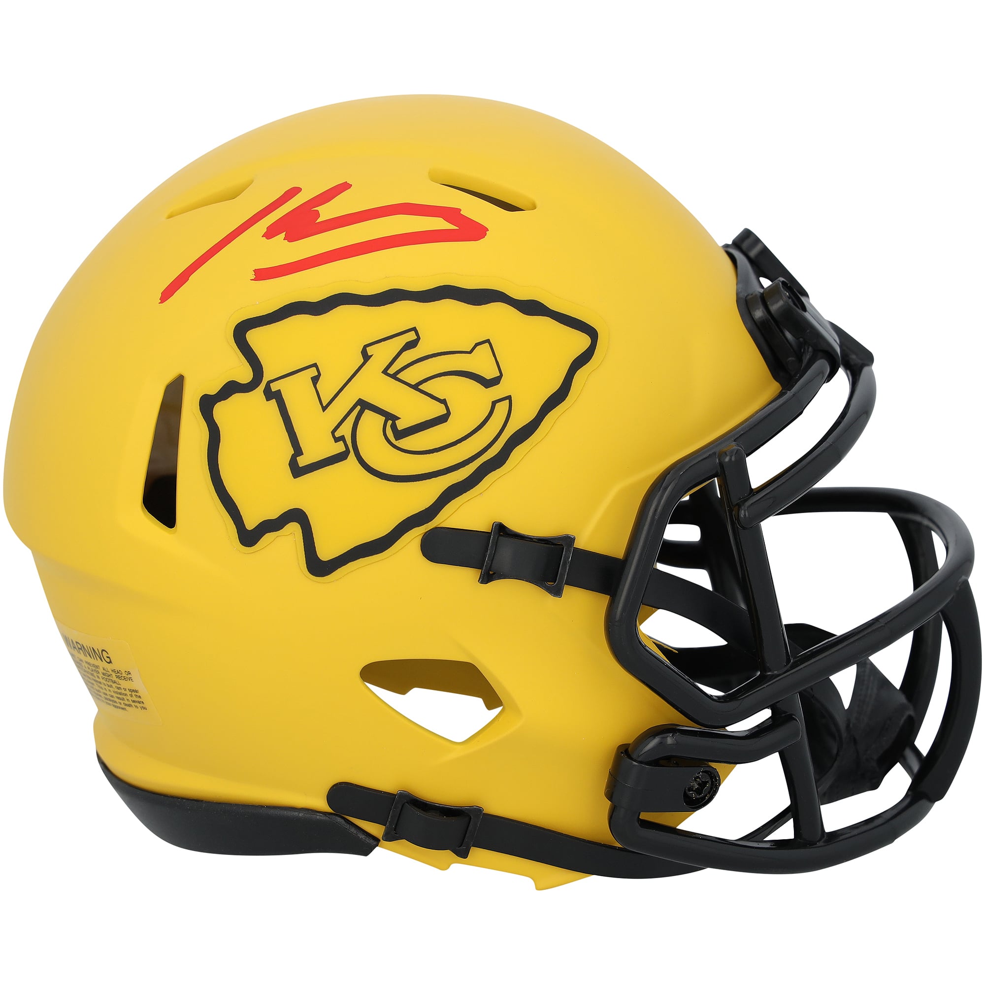 Kenneth Walker III Kansas City Chiefs Autographed Riddell Rave Speed Mini Helmet