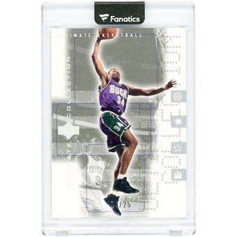 Ray Allen Milwaukee Bucks 2001-02 Upper Deck Ultimate Collection Platinum #32 #04/25 Card