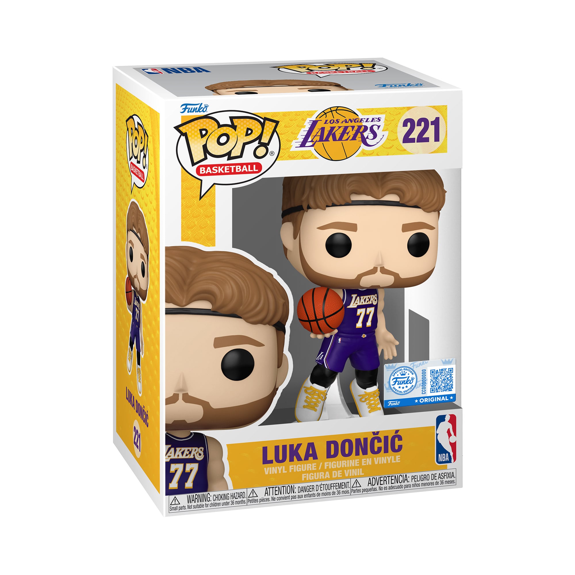 Los Angeles Lakers Luka Doncic Exclusive Funko POP! Vinyl Figure