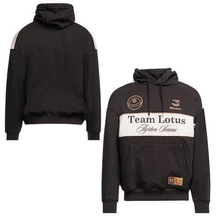 Ayrton Senna X Lotus Oversized Hoodie - Black - Unisex