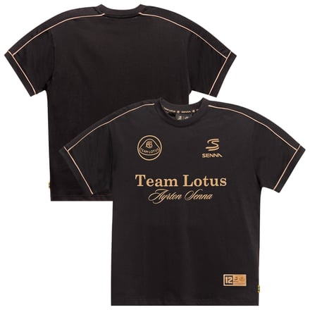 Ayrton Senna X Lotus Oversized T-Shirt - Black - Unisex