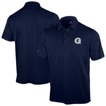 Men's Antigua Navy Georgetown Hoyas Unshakable Solid Polo