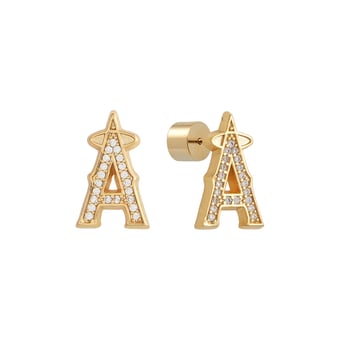 by Jill Martin Los Angeles Angels Glam Day Post Back Earrings