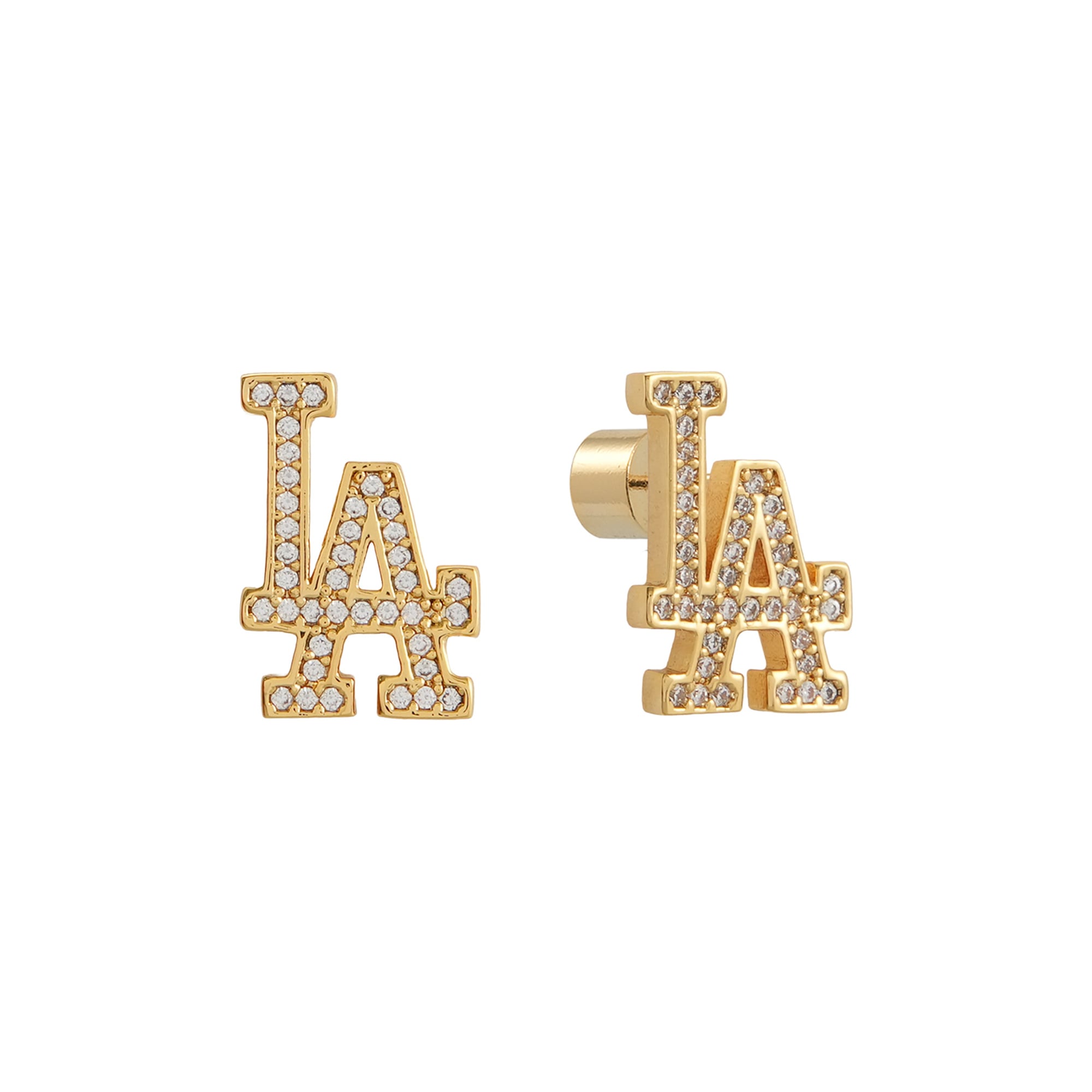 Los Angeles Dodgers Glam Day Post Back Earrings