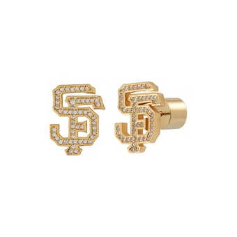 by Jill Martin San Francisco Giants Glam Day Post Back Earrings