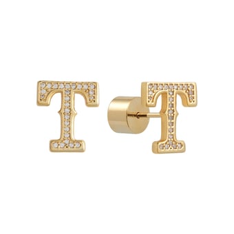 by Jill Martin Texas Rangers Glam Day Post Back Earrings
